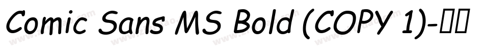 Comic Sans MS Bold (COPY 1)字体转换